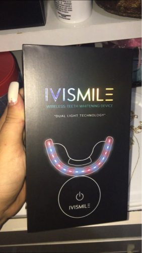 جهاز تبييض الاسنان IVISMILE Whitening Teeth Kit كيت كامل photo review